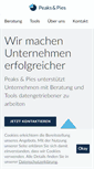 Mobile Screenshot of peaksandpies.com